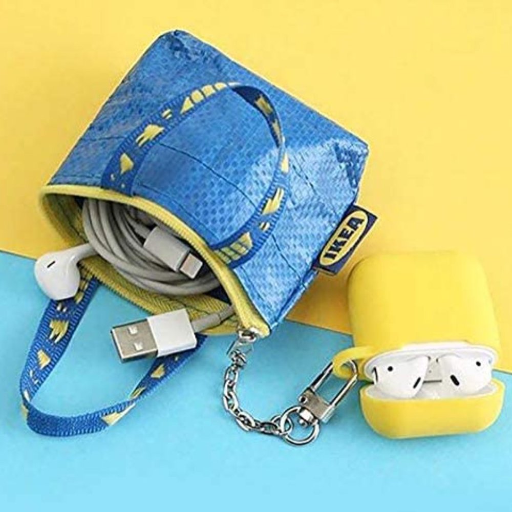 IKEA Key & Coin Purse KNOLIG Bag Small Blue - Picture 3 of 3